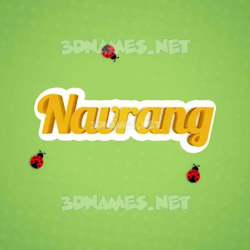 navrang in Ladybugs style - 3D name wallpaper navrang in Ladybugs style - 3D name wallpaper