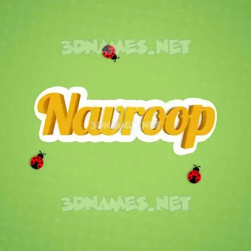 navroop in Ladybugs style - 3D name wallpaper navroop in Ladybugs style - 3D name wallpaper