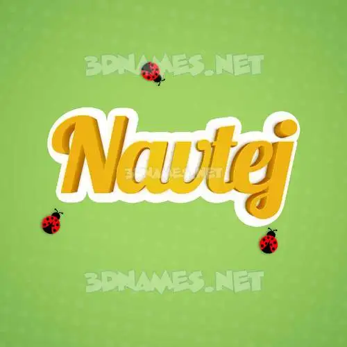 navtej in Ladybugs style - 3D name wallpaper navtej in Ladybugs style - 3D name wallpaper