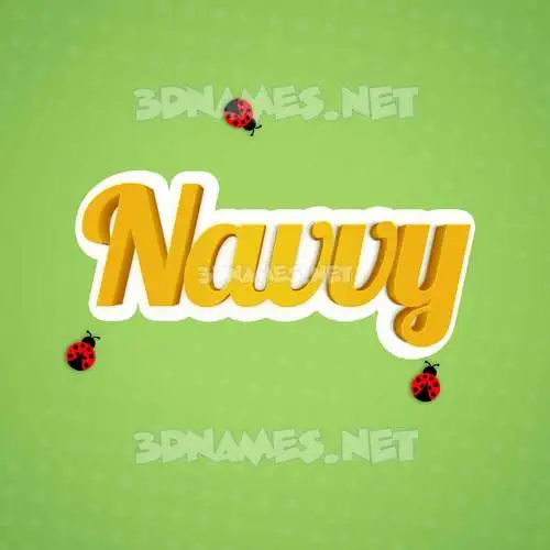 navvy in Ladybugs style - 3D name wallpaper navvy in Ladybugs style - 3D name wallpaper