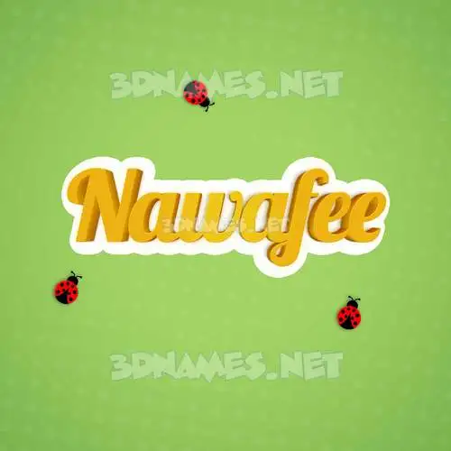 nawafee in Ladybugs style - 3D name wallpaper nawafee in Ladybugs style - 3D name wallpaper