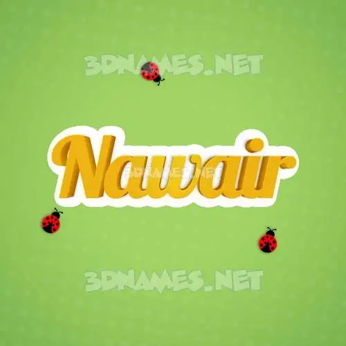 nawair in Ladybugs style - 3D name wallpaper nawair in Ladybugs style - 3D name wallpaper