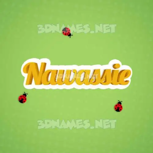 nawassie in Ladybugs style - 3D name wallpaper nawassie in Ladybugs style - 3D name wallpaper