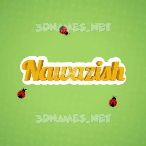 nawazish in Ladybugs style - 3D name wallpaper nawazish in Ladybugs style - 3D name wallpaper