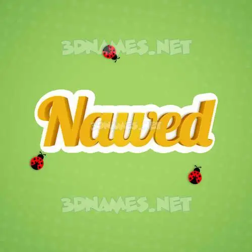 nawed in Ladybugs style - 3D name wallpaper nawed in Ladybugs style - 3D name wallpaper