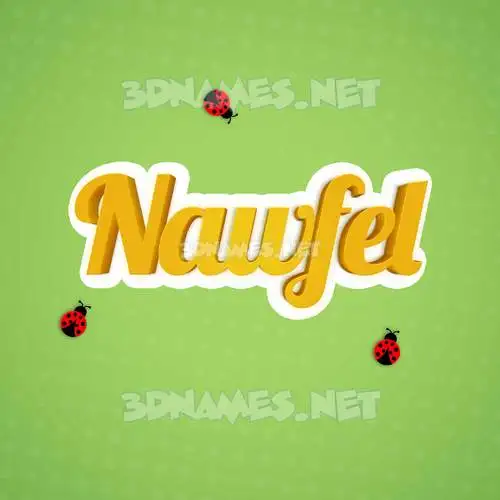 nawfel in Ladybugs style - 3D name wallpaper nawfel in Ladybugs style - 3D name wallpaper