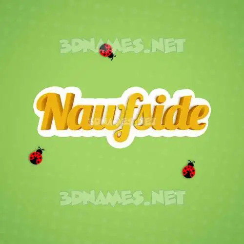 nawfside in Ladybugs style - 3D name wallpaper nawfside in Ladybugs style - 3D name wallpaper