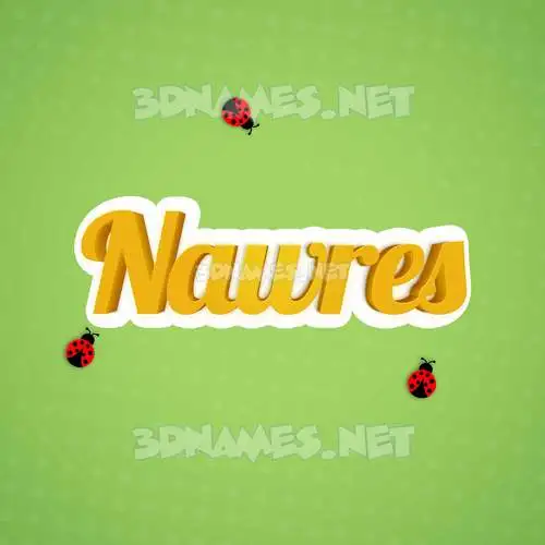 nawres in Ladybugs style - 3D name wallpaper nawres in Ladybugs style - 3D name wallpaper