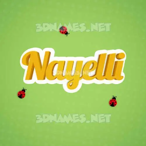 nayelli in Ladybugs style - 3D name wallpaper nayelli in Ladybugs style - 3D name wallpaper