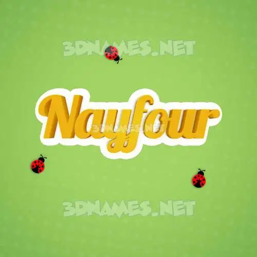 nayfour in Ladybugs style - 3D name wallpaper nayfour in Ladybugs style - 3D name wallpaper