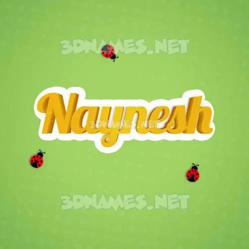 naynesh in Ladybugs style - 3D name wallpaper naynesh in Ladybugs style - 3D name wallpaper