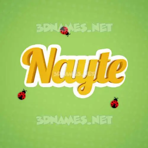 nayte in Ladybugs style - 3D name wallpaper nayte in Ladybugs style - 3D name wallpaper