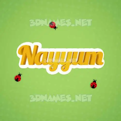 nayyum in Ladybugs style - 3D name wallpaper nayyum in Ladybugs style - 3D name wallpaper