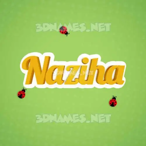 naziha in Ladybugs style - 3D name wallpaper naziha in Ladybugs style - 3D name wallpaper