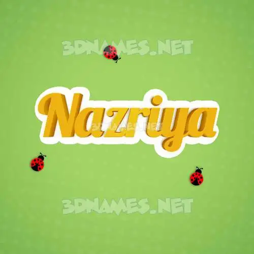 nazriya in Ladybugs style - 3D name wallpaper nazriya in Ladybugs style - 3D name wallpaper