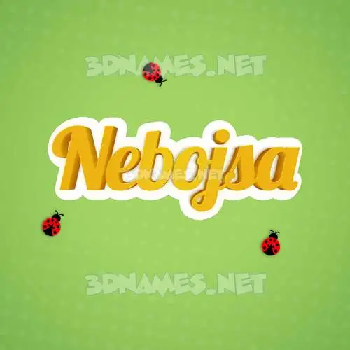 nebojsa in Ladybugs style - 3D name wallpaper nebojsa in Ladybugs style - 3D name wallpaper