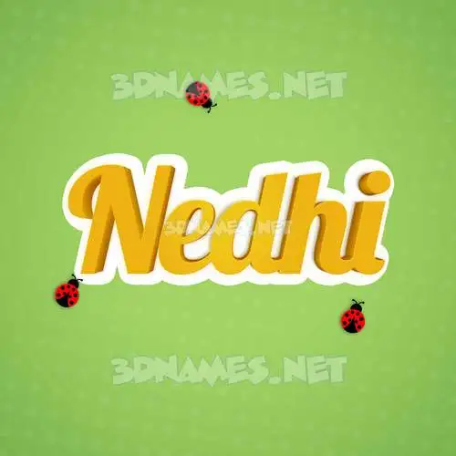 nedhi in Ladybugs style - 3D name wallpaper nedhi in Ladybugs style - 3D name wallpaper