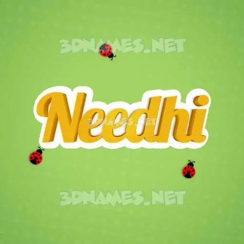 needhi in Ladybugs style - 3D name wallpaper needhi in Ladybugs style - 3D name wallpaper