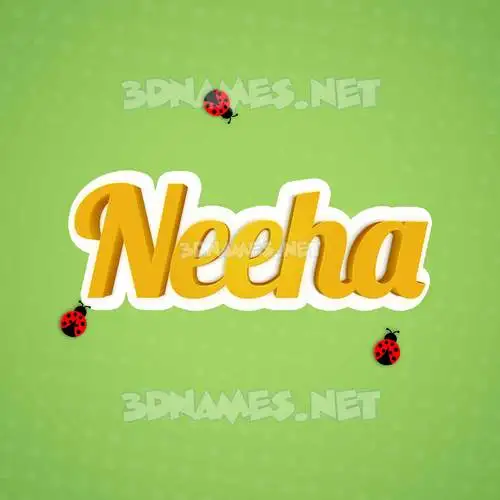 neeha in Ladybugs style - 3D name wallpaper neeha in Ladybugs style - 3D name wallpaper