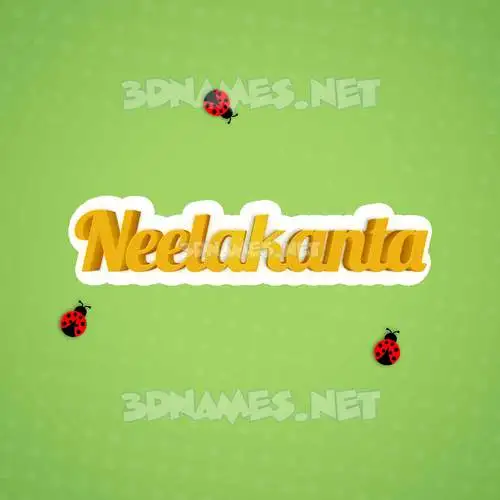 neelakanta in Ladybugs style - 3D name wallpaper neelakanta in Ladybugs style - 3D name wallpaper