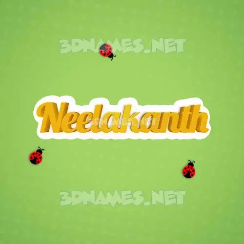 neelakanth in Ladybugs style - 3D name wallpaper neelakanth in Ladybugs style - 3D name wallpaper