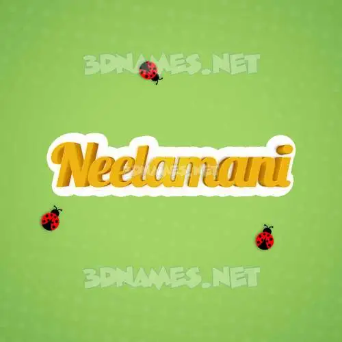 neelamani in Ladybugs style - 3D name wallpaper neelamani in Ladybugs style - 3D name wallpaper