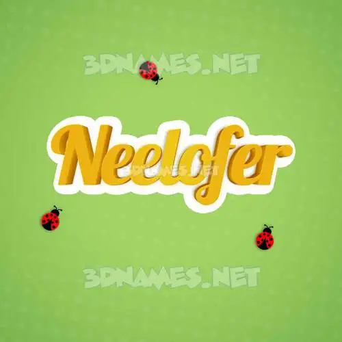 neelofer in Ladybugs style - 3D name wallpaper neelofer in Ladybugs style - 3D name wallpaper