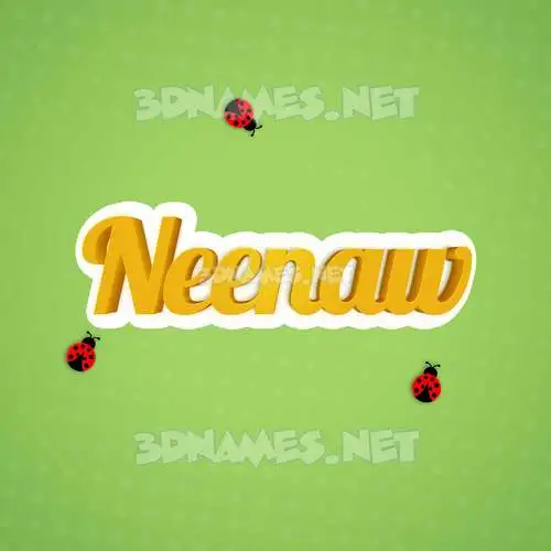 neenaw in Ladybugs style - 3D name wallpaper neenaw in Ladybugs style - 3D name wallpaper