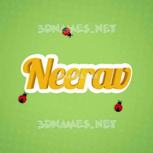 neerav in Ladybugs style - 3D name wallpaper neerav in Ladybugs style - 3D name wallpaper