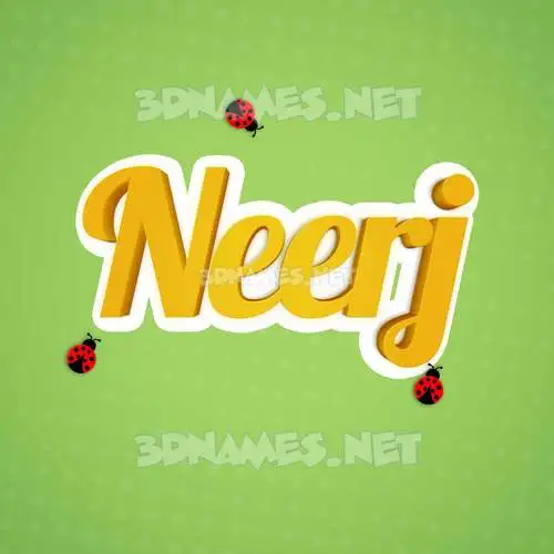 neerj in Ladybugs style - 3D name wallpaper neerj in Ladybugs style - 3D name wallpaper