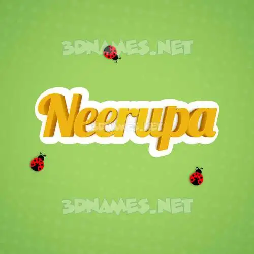 neerupa in Ladybugs style - 3D name wallpaper neerupa in Ladybugs style - 3D name wallpaper