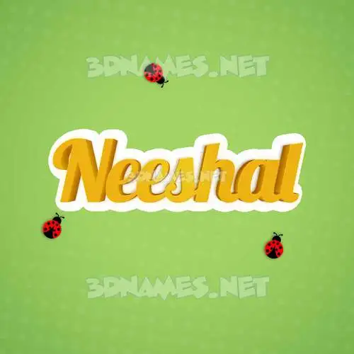 neeshal in Ladybugs style - 3D name wallpaper neeshal in Ladybugs style - 3D name wallpaper