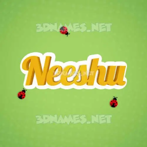 neeshu in Ladybugs style - 3D name wallpaper neeshu in Ladybugs style - 3D name wallpaper