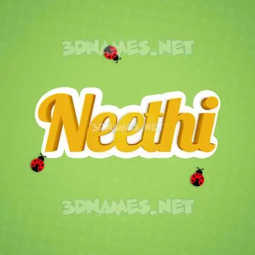 neethi in Ladybugs style - 3D name wallpaper neethi in Ladybugs style - 3D name wallpaper
