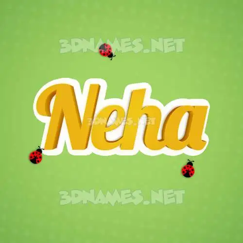 neha in Ladybugs style - 3D name wallpaper neha in Ladybugs style - 3D name wallpaper