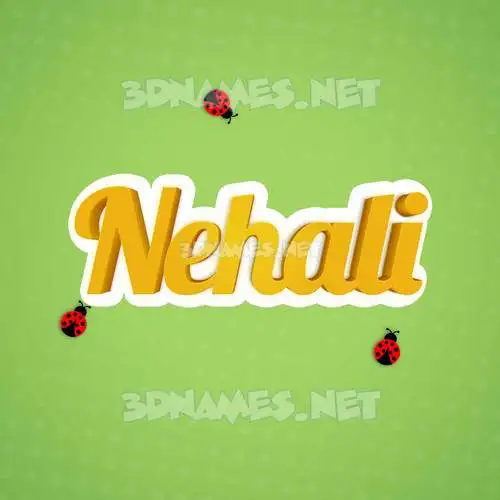 nehali in Ladybugs style - 3D name wallpaper nehali in Ladybugs style - 3D name wallpaper