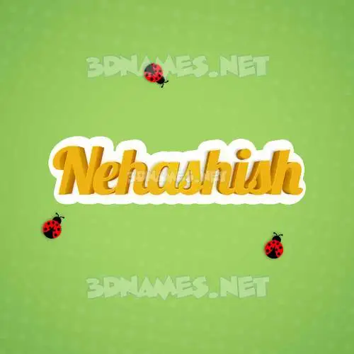 nehashish in Ladybugs style - 3D name wallpaper nehashish in Ladybugs style - 3D name wallpaper