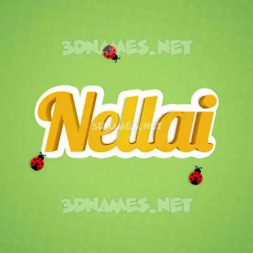 nellai in Ladybugs style - 3D name wallpaper nellai in Ladybugs style - 3D name wallpaper