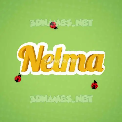 nelma in Ladybugs style - 3D name wallpaper nelma in Ladybugs style - 3D name wallpaper
