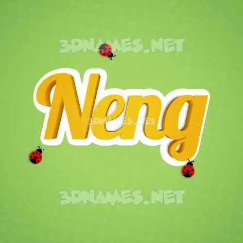 neng in Ladybugs style - 3D name wallpaper neng in Ladybugs style - 3D name wallpaper