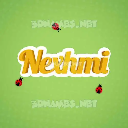 nexhmi in Ladybugs style - 3D name wallpaper nexhmi in Ladybugs style - 3D name wallpaper