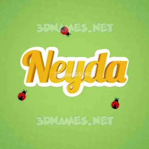 neyda in Ladybugs style - 3D name wallpaper neyda in Ladybugs style - 3D name wallpaper