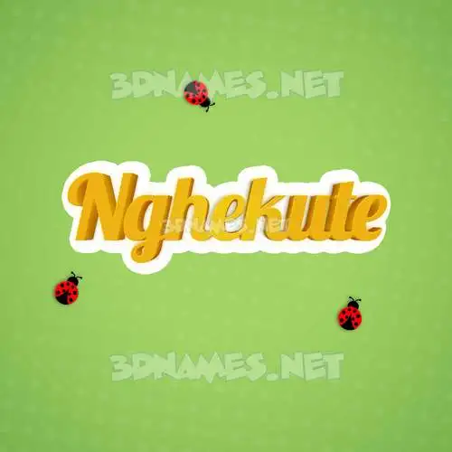 nghekute in Ladybugs style - 3D name wallpaper nghekute in Ladybugs style - 3D name wallpaper