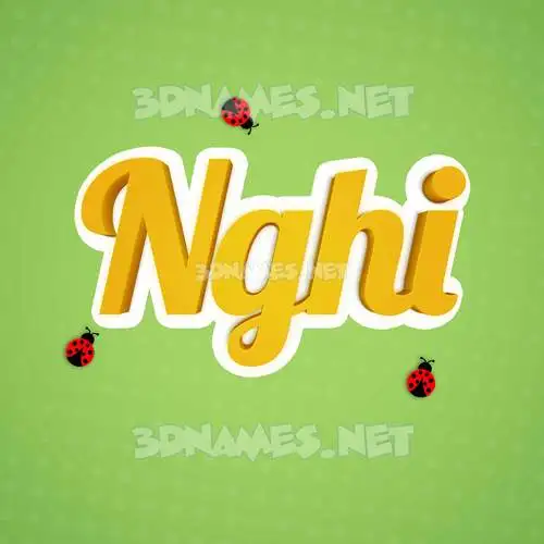 nghi in Ladybugs style - 3D name wallpaper nghi in Ladybugs style - 3D name wallpaper