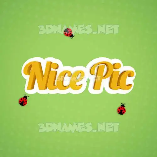 nice pic in Ladybugs style - 3D name wallpaper nice pic in Ladybugs style - 3D name wallpaper