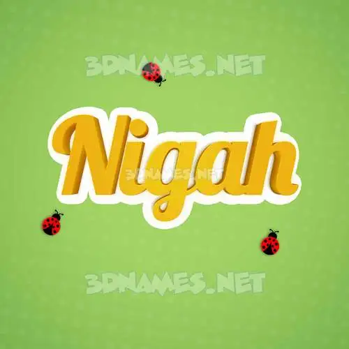 nigah in Ladybugs style - 3D name wallpaper nigah in Ladybugs style - 3D name wallpaper
