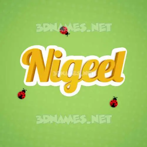 nigeel in Ladybugs style - 3D name wallpaper nigeel in Ladybugs style - 3D name wallpaper