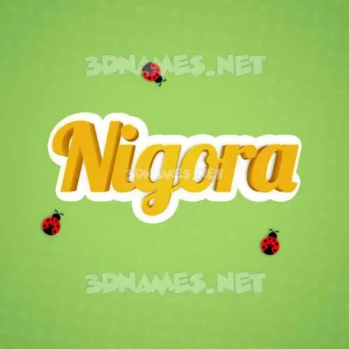 nigora in Ladybugs style - 3D name wallpaper nigora in Ladybugs style - 3D name wallpaper