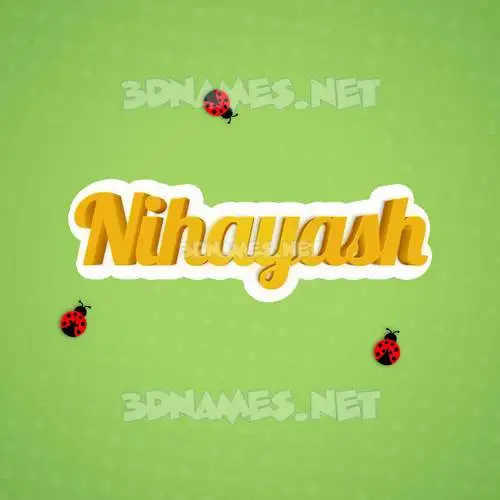 nihayash in Ladybugs style - 3D name wallpaper nihayash in Ladybugs style - 3D name wallpaper
