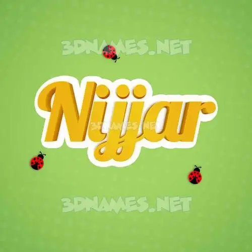 nijjar in Ladybugs style - 3D name wallpaper nijjar in Ladybugs style - 3D name wallpaper